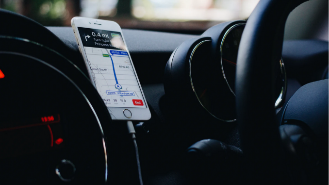 Application mobile GPS